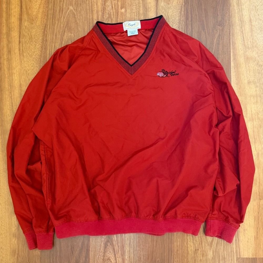 Vintage Y2K Eagle Tour Collection Bridgestone Golf Windbreaker Men's Size Large